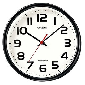 カシオ 電波掛時計 ブラック IQ-800J-1JF [IQ800J1JF]