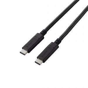 �G���R�� USB2�D0�P�[�u��(Type-C-TypeC) 3�D0m �u���b�N U2C-CC5P30NBK [U2CCC5P30NBK]�yFMPT�z