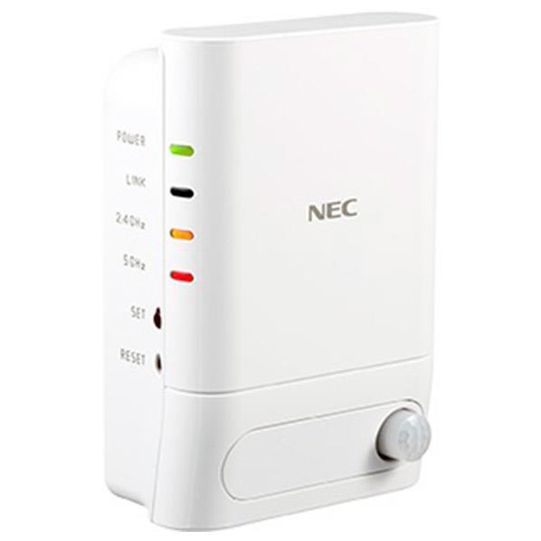 NEC センサー機能付き Wi-Fi中継機 Aterm ホワイト PA-W1200EX-MS [PAW1200EXMS]【RNH】 | エディオン　 楽天市場店