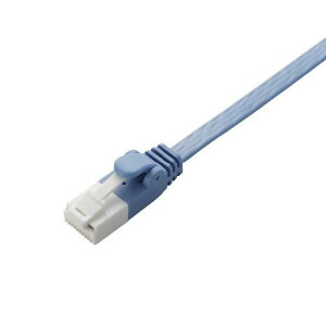 �G���R�� �c���܂�h�~�t���b�gLAN�P�[�u��(Cat6����) 10�D0m �u���[ LD-GFT/BU100 [LDGFTBU100]