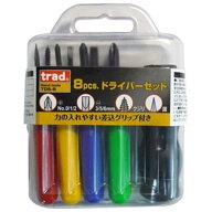 TRAD 8pcs．ドライバーセット TDS-8 [TDS8]