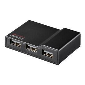 BUFFALO USB2．0 PC/TV対応 セルフパワーハブ(4ポート) ブラック BSH4A11BK [BSH4A11BK]【MAAP】