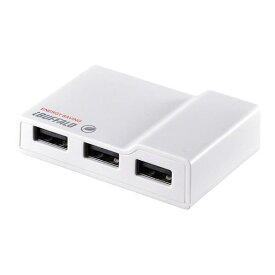 BUFFALO USB2．0 節電機能付き セルフパワーハブ(4ポート) ホワイト BSH4AE12WH [BSH4AE12WH]【MAAP】
