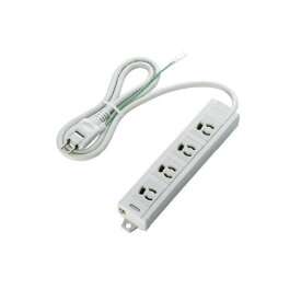 エレコム EU RoHs指令準拠 マグネット付3ピン対応抜け止めタップ (4個口・1．0m) グレー T-T06-3410LG/RS [TT063410LGRS]【FMPT】