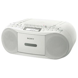 SONY CDカセットレコーダー ホワイト CFD-S70 W [CFDS70W]【RNH】