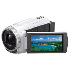 SONY 64GB内蔵メモリー デジタルHDビデオカメラレコーダー ハンディカム ホワイト HDR-CX680 W [HDRCX680W]【RNH】