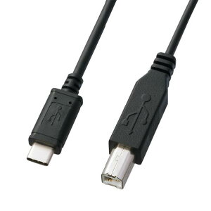 �T�����T�v���C USB2�D0 Type C-B�P�[�u��(1m) �u���b�N KU-CB10 [KUCB10]