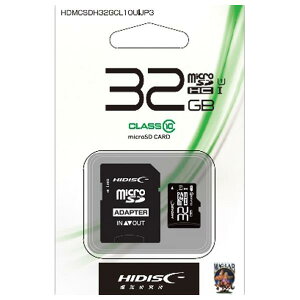 �n�C�f�B�X�N ����microSDHC UHS-I �������[�J�[�h(Class 10�Ή��E32GB) HDMCSDH32GCL10UIJP3 [HDMCSDH32GCL10UIJP3]