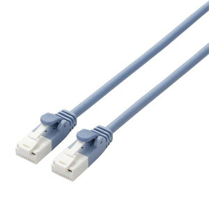 �G���R�� �c���܂�h�~���炩LAN�P�[�u��Cat6A����(5m) �u���[ LD-GPAYT/BU50 [LDGPAYTBU50]�yJUMM�z