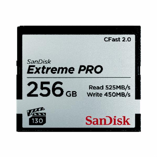 高性能カメラビデオカメラ用 サンディスク CFast 2．0 カード SDCFSP-256G-J46D Extreme 売れ筋ランキングも 2021年最新海外 256GB SDCFSP256GJ46D PRO
