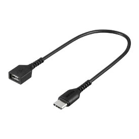 BUFFALO USB2．0変換ケーブル (Type-C to microB) 15cm ブラック BSMPCADC115BK [BSMPCADC115BK]