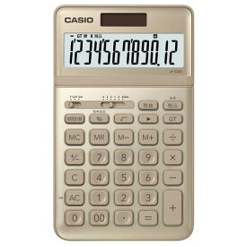 カシオ スタイリッシュ電卓 ゴールド JF-S200-GD-N [JFS200GDN]
