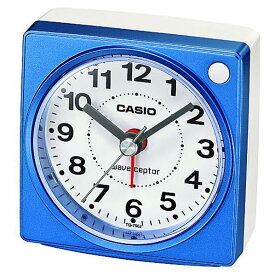カシオ 電波置時計 ブルー TQ-750J-2JF [TQ750J2JF]