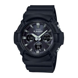カシオ ソーラー電波腕時計 G-SHOCK ブラック GAW-100B-1AJF [GAW100B1AJF]