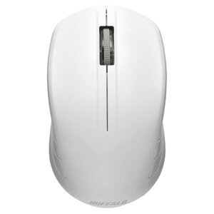 BUFFALO ����(2�D4GHz)IR LED���w���}�E�X 3�{�^���^�C�v �z���C�g BSMRW050WH [BSMRW050WH]�yNYPT�z