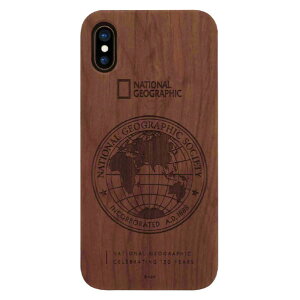 National Geographic iPhone XS/X�p�P�[�X 130th Anniversary case Nature Wood ���[�Y�E�b�h NG12955IX [NG12955IX]