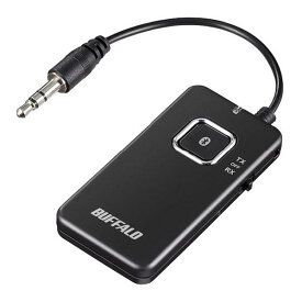 BUFFALO Bluetoothオーディオトランスミッター&レシーバー 低遅延対応モデル ブラック BSHSBTR500BK [BSHSBTR500BK]