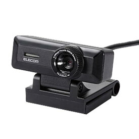 エレコム 高精細Full HD対応500万画素Webカメラ ブラック UCAM-C750FBBK [UCAMC750FBBK]【AMUP】