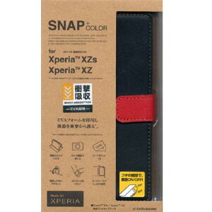 y11/1 Gg[ōőP5{zX^oii Xperia XZspP[X/Jo[ 蒠^ Ռz +COLOR BK×RD 3085XPXZS [3085XPXZS]