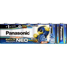 パナソニック 単1形アルカリ乾電池6本入り エボルタNEO LR20NJ/6SW [LR20NJ6SW]