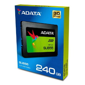 A-DATA SSD(240GB) SU655 ブラック ASU655SS-240GT-C [ASU655SS240GTC]