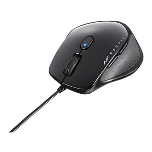 BUFFALO �L�� BlueLED 5�{�^�� �l�I�t�B�b�g�}�E�X S�T�C�Y �u���b�N BSMBU510SBK [BSMBU510SBK]