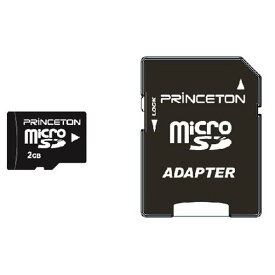 プリンストン microSDメモリーカード(2GB) PMSD-2G [PMSD2G]【AMUP】