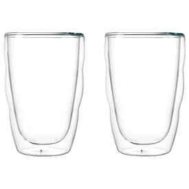 ボダム ダブルウォールグラス 350ml 2個セット PILATUS 10485-10J [1048510J]
