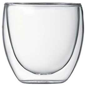 ボダム ダブルウォールグラス 80ml 2個セット PAVINA 4557-10 [455710]