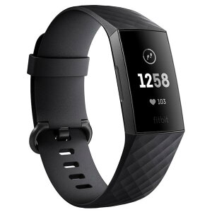 Fitbit フィットネストラッカー Charge3 Black/Graphite Aluminium L/Sサイズ ブラック/グラファイト FB410GMBK-CJK [FB410GMBKCJK]