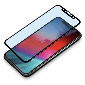 PGA iPhone XR 液晶保護 3D 2強ガラス BL PG-18YGL13 [PG18YGL13]【JPSS】