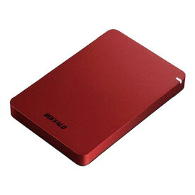 BUFFALO USB3．1(Gen．1)対応 耐衝撃ポータブルハードディスク(1TB) レッド HD-PGF1.0U3-RDA [HDPGF10U3RDA]【JPSS】