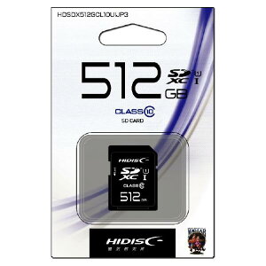 HI DISC SDXCJ[h (Class10 UHS-IΉE512GB) HDSDX512GCL10UIJP3 [HDSDX512GCL10UIJP3]