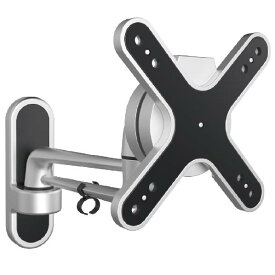 朝日木材 13V〜32V推奨 モニターアーム 壁付けタイプ WALL FIT MOUNT シルバー ARM-002 [ARM002]