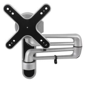 朝日木材 13V〜32V推奨 モニターアーム 壁付けタイプ WALL FIT MOUNT シルバー ARM-003 [ARM003]