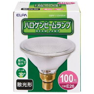 エルパ ハロゲン電球 E26口金 全光束800lm(65Wハロゲンビーム球 散光型) 電球色相当 EBRF110V65W [EBRF11…