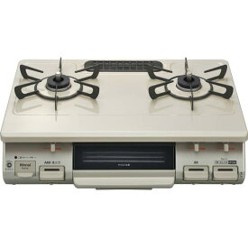 リンナイ 【都市ガス用】ガステーブル(左強火力) クリームトーン/クリームベージュ RTE597BEL-13A [RTE597BELT]