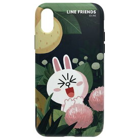 LINE FRIENDS iPhone XR用ケース DUAL GUARD テーマ コニー KCL-DCT005 [KCLDCT005]