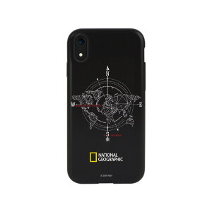 National Geographic iPhone XR�p�P�[�X Compass Case Double Protective �u���b�N NG14138I61 [NG14138I61]