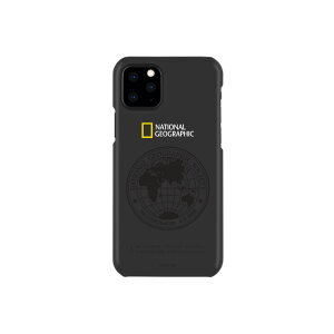 National Geographic iPhone 11 Pro�p�P�[�X Global Seal Slim Fit Case �u���b�N NG17132I58R [NG17132I58R]