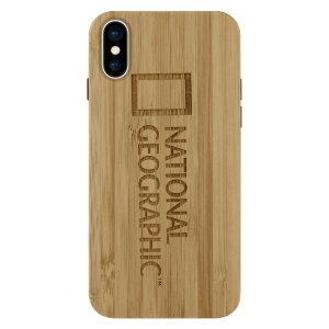 National Geographic iPhone XS/X�p�P�[�X Nature Wood �o���u�[ NG12959IX [NG12959IX]