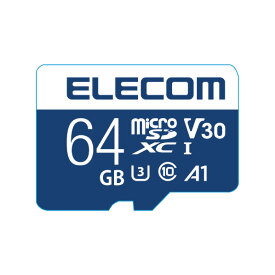 エレコム microSDXCメモリカード(UHS-I対応)(64GB) MF-EMR064GU13V3 [MFEMR064GU13V3]