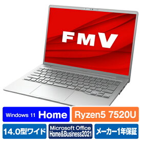 富士通 ノートパソコン LIFEBOOK ファインシルバー FMVM55J1S [FMVM55J1S]【RNH】