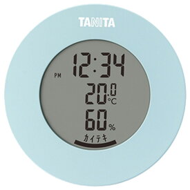 タニタ デジタル温湿度計 ライトブルー TT-585-BL [TT585BL]【MYMP】