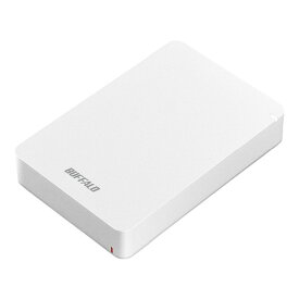 BUFFALO USB3．1(Gen．1)対応 耐衝撃ポータブルHDD(5TB) ドライブステーション ホワイト HD-PGF5.0U3-GWHA [HDPGF50U3GWHA]