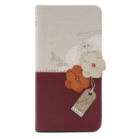 Happymori iPhone 8/7用ケース Memories of Paris Diary ワインレッド HM8232I7 [HM8232I7]【JYMP】