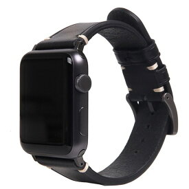 SLG Design Apple Watch 49/45/44/42mm用バンド Italian Buttero Leather ブラック SD18382AW [SD18382AW]