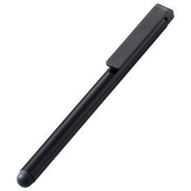 エレコム スタンダードシリコンタッチペン ブラック P-TP01BK [PTP01BK]【JLMP】