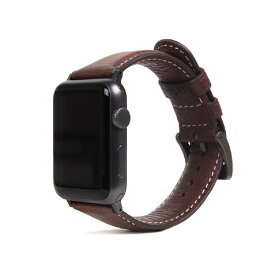 SLG Design Apple Watch バンド 41/40/38mm用 Italian Minerva Box Leather ブラウン SD18396AW [SD18396AW]【JPSS】