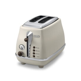 【在庫なくなり次第】次回の納期目安としては注文後1ヶ月先となっております。デロンギ ポップアップトースター アイコナ・ヴィンテージ コレクション ドルチェベージュ CTOV2003J-BG [CTOV2003JBG]【RNH】